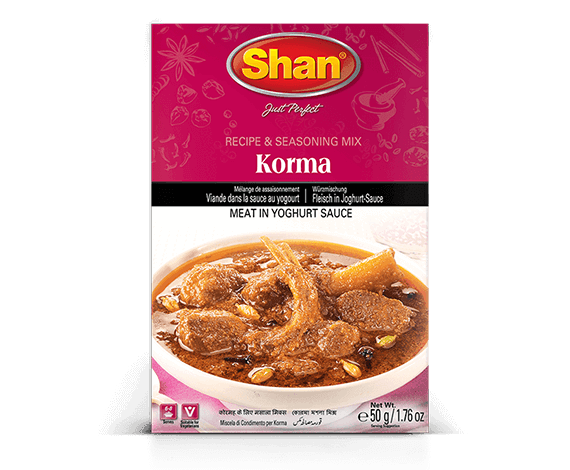 Shan Korma Masala 50g (Würzmischung Fleisch in Joghurt-Sauce)