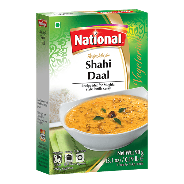 National Spice Mix for Shahi Daal 90gx2= 180g