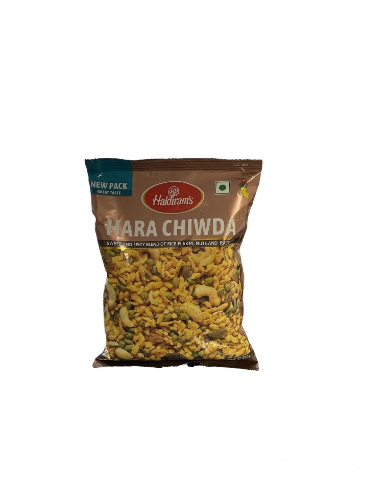 Haldiram’s  Hara Chiwda Snack Mix 200g