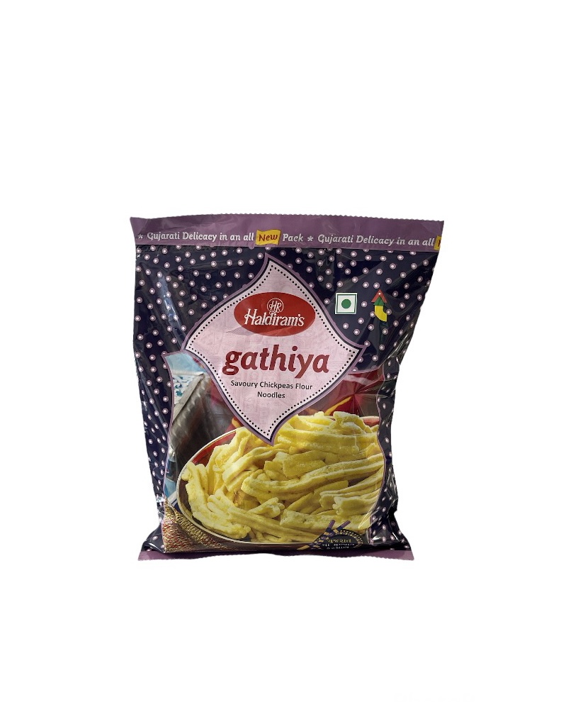 Haldiram’s Gathiya (Würzige Kichererbsen-Nudeln) 200g