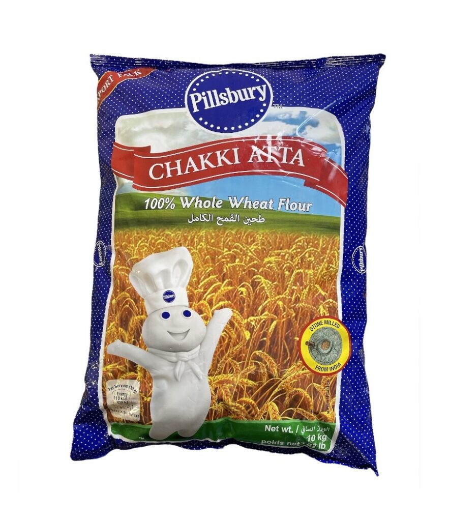 Pillsbury Chakki Atta / Whole Wheat Flour (10kg) - ZakiAsianFoods