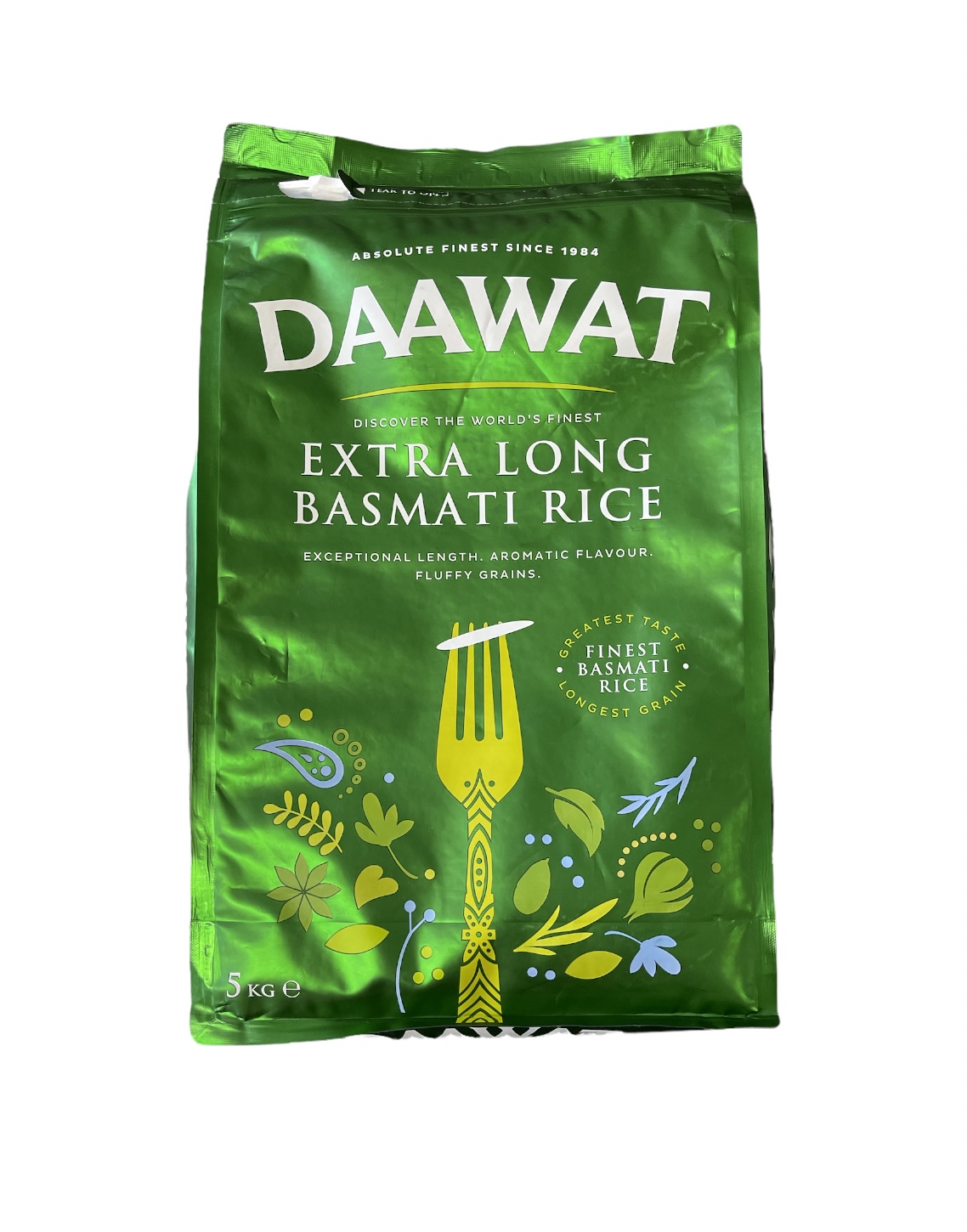 Daawat Extra Long Basmati (extralange Körner) 5Kg