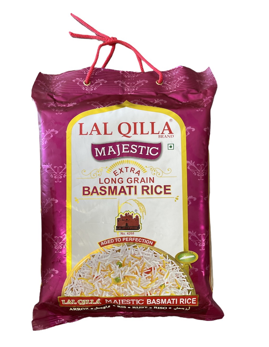 Lal Qilla Majestic,  Gluten Free, Extra Long Basmati Rice 5KG