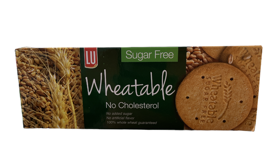 LU Wheatable Sugar Free 129,6g