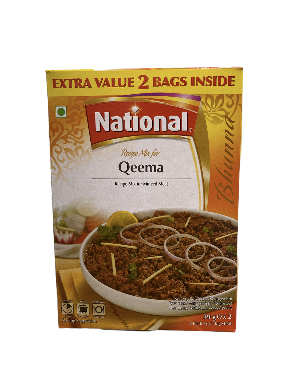 National Qeema Recipe Mix 39gX2=78g
