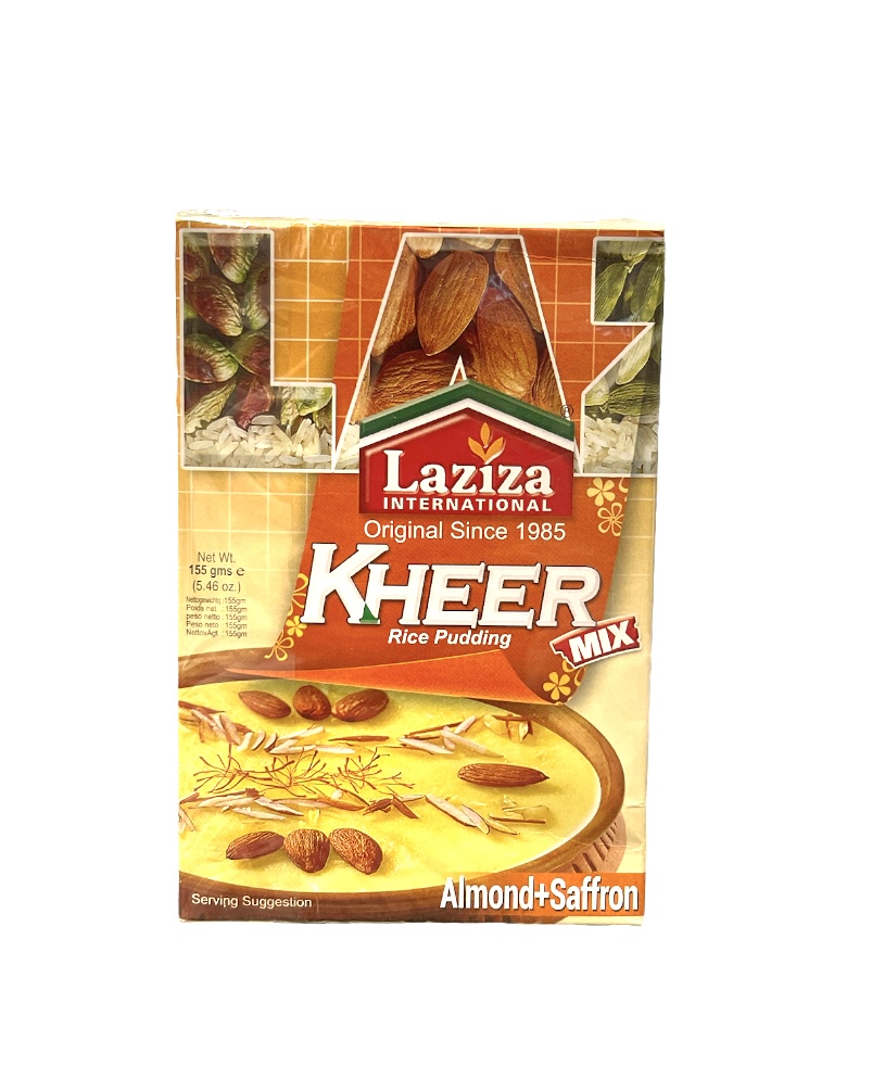 Laziza Kheer Mix – Almond & Saffron (Milchreis-Mix mit Mandel & Safran) 155g
