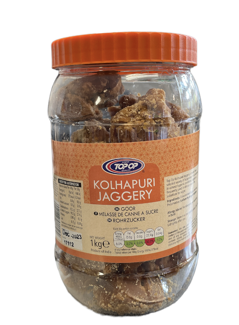 Topop Kolhapuri Jaggery Jars(Gur) – 1KG