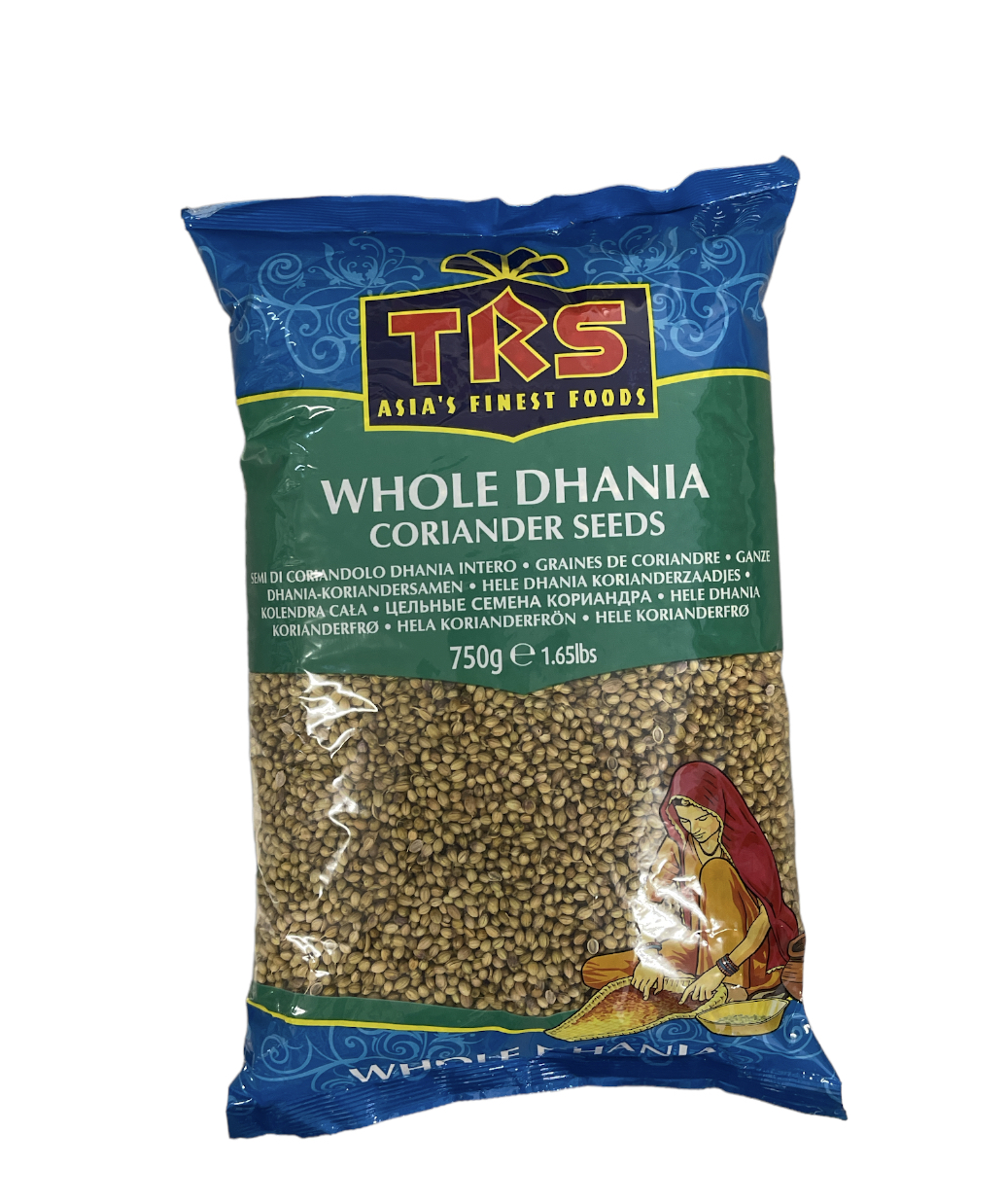 TRS Coriander Seeds (Whole Dhania)(ganze Koriandersamen) 750g