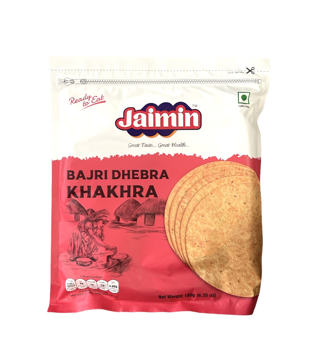 Jaimin Bajri Dhebera Khakhra 180g