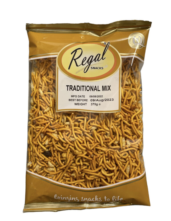 Regal Traditional mix,Namkeen, Snacks, 375g