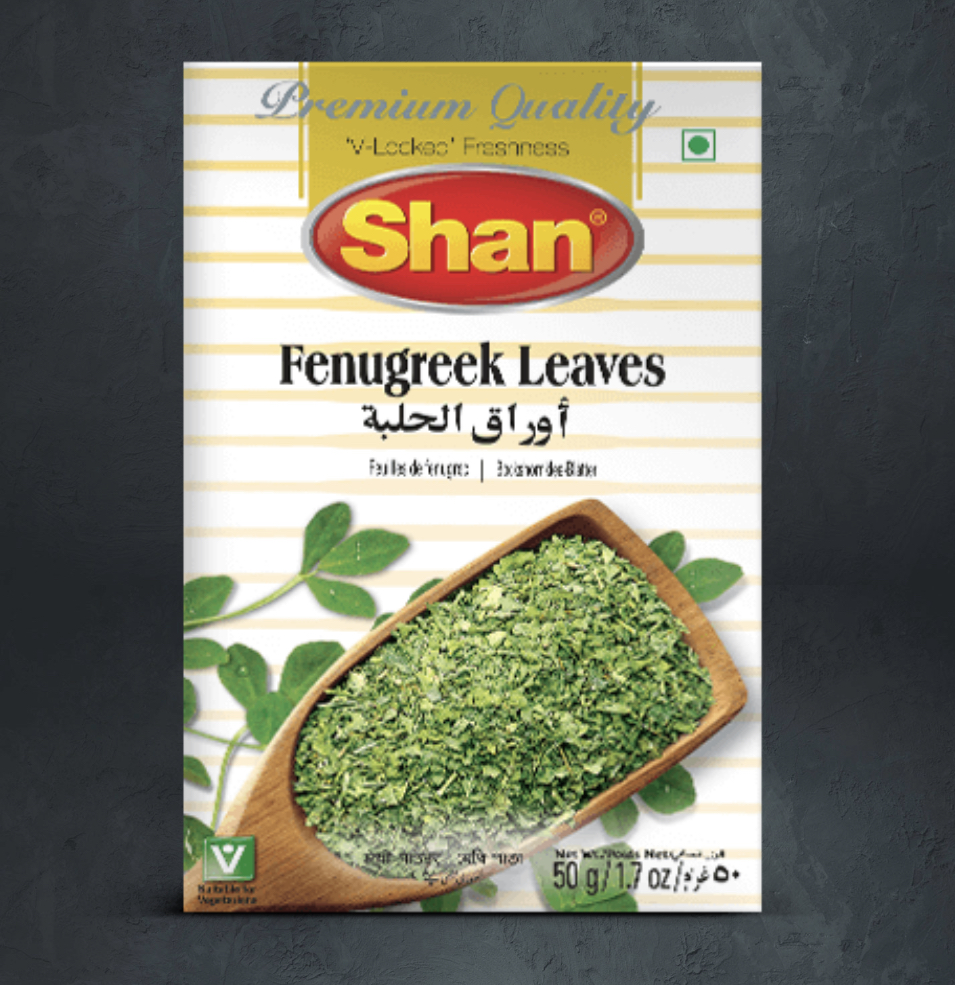 Shan Fenugreek Leaves ( Methi Leaves)(Qasuri Methi ) 50g