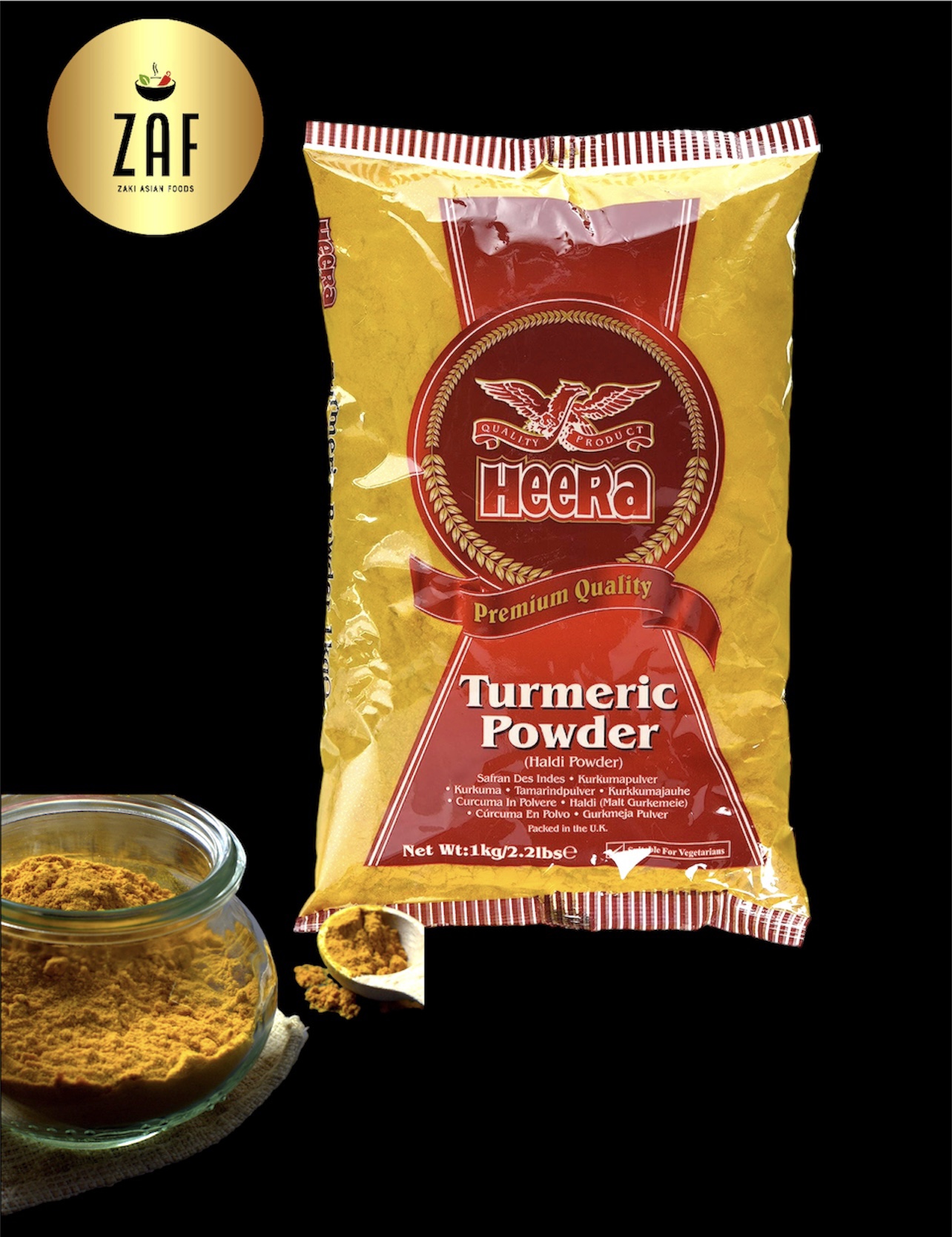 Heera Turmeric Powder (Haldi Powder)1Kg