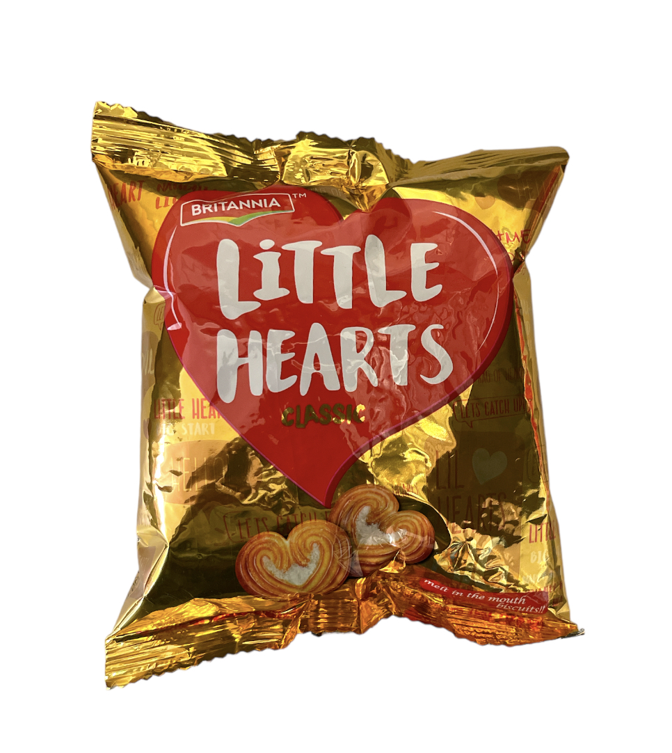 Britannia Little Hearts Biscuits  75g