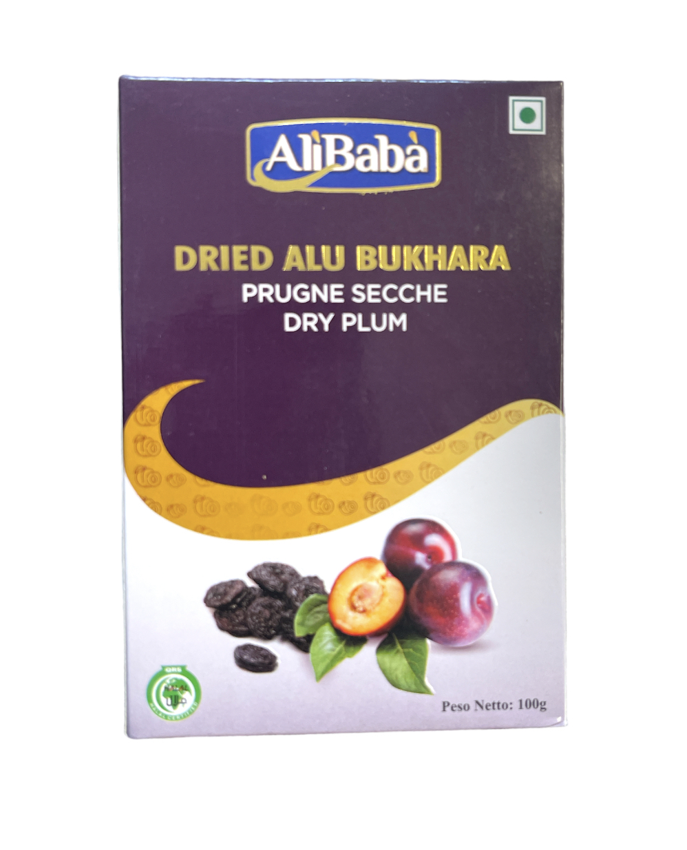 Ali Baba Aloo Bukhara (Dried Plums) 100g