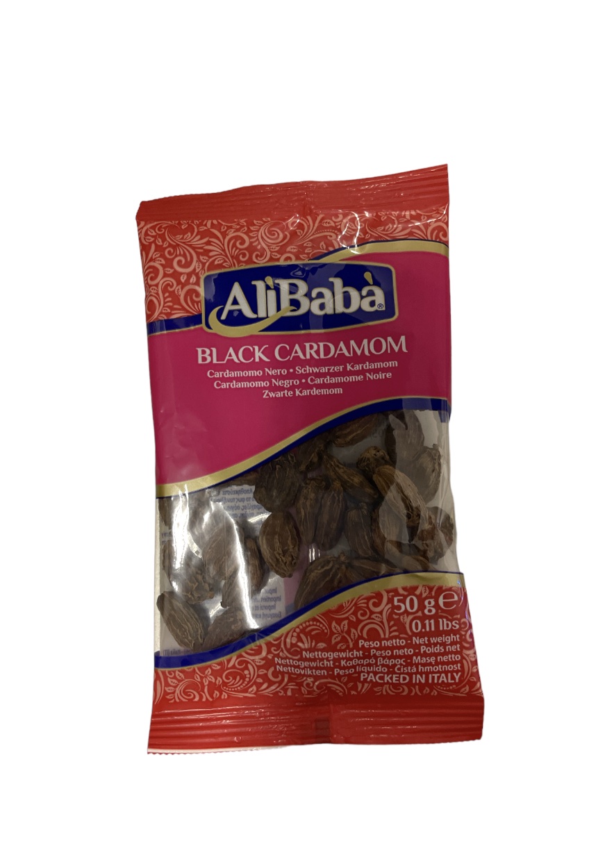 Ali Baba Black Cardamom (Moti Elaichi) 50g