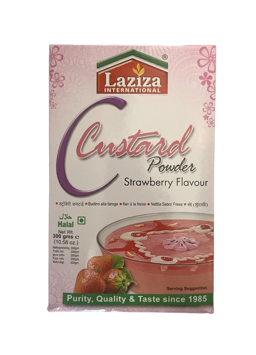 Laziza Custard Powder Strawberry Flavor  – 300g