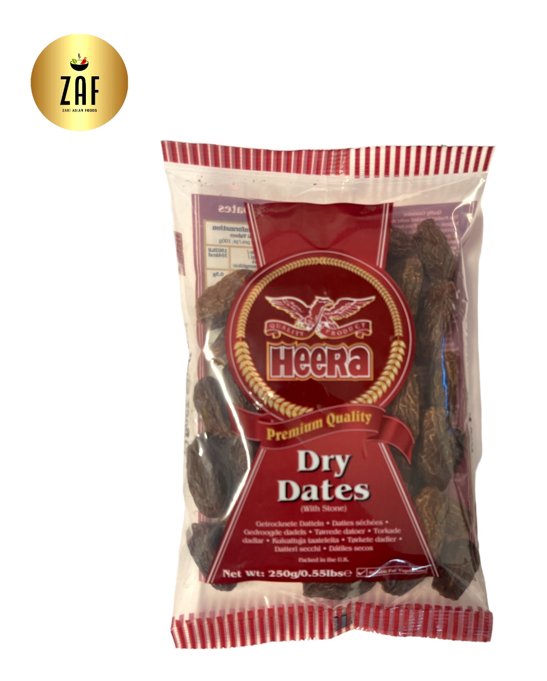 HEERA TROCKENE DATEN (Chowahara)- 250G