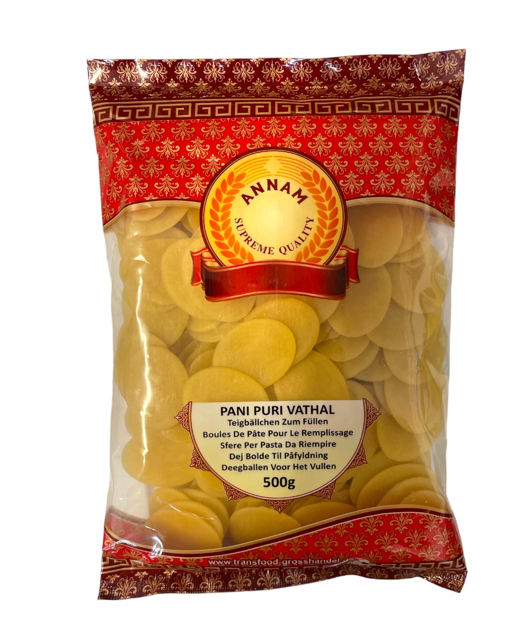 Annam Gol Gappa / Pani Puri Chips / Papad 500g