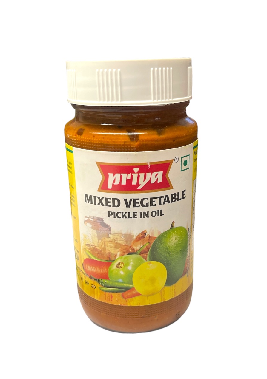 Priya Mixed Vegetable Pickle in Oil 300g