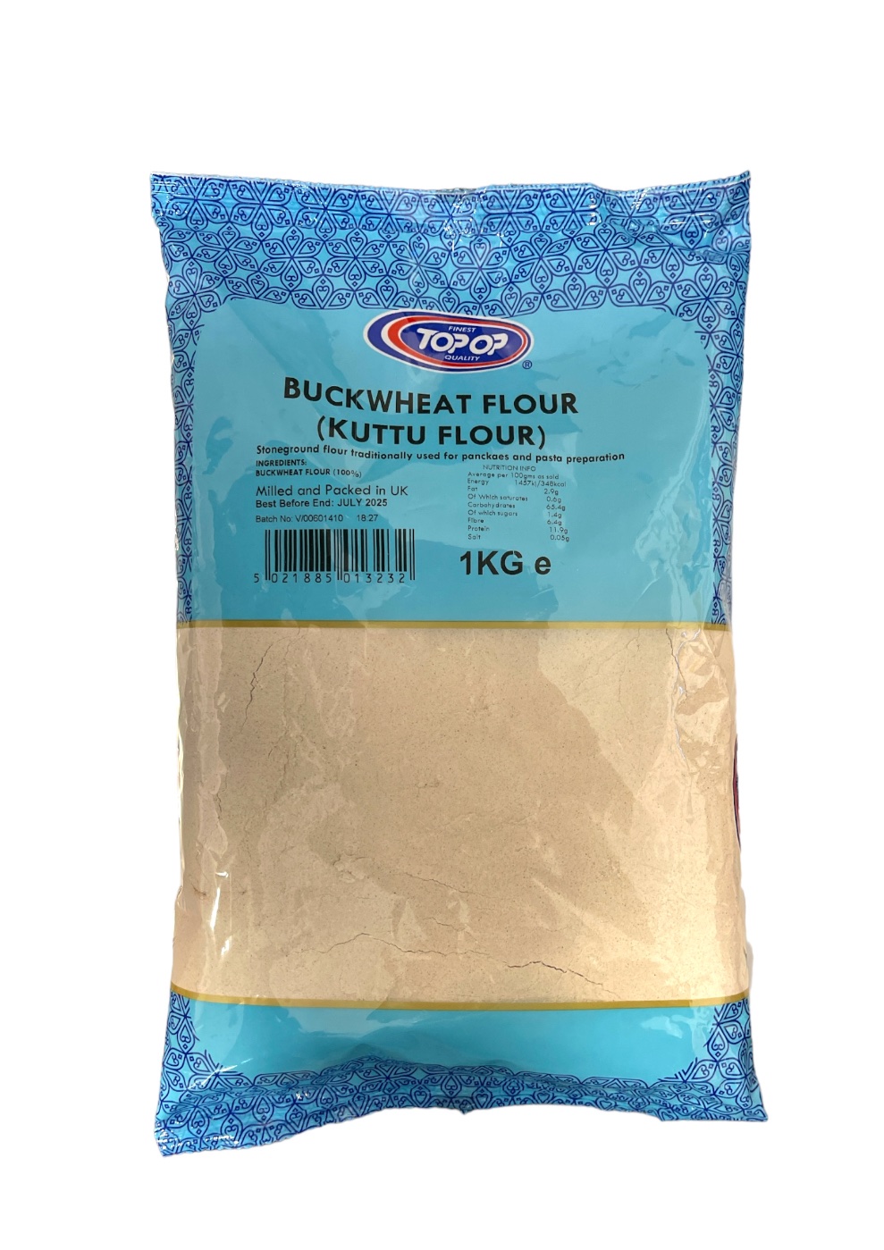 TopOp KUTTU KA ATTA (BUCKWHEAT FLOUR) 1KG