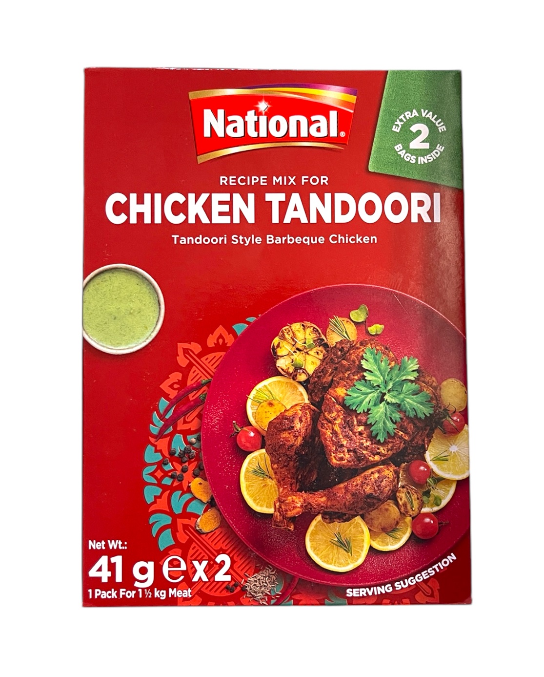 National Chicken Tandoori 41X2=82g