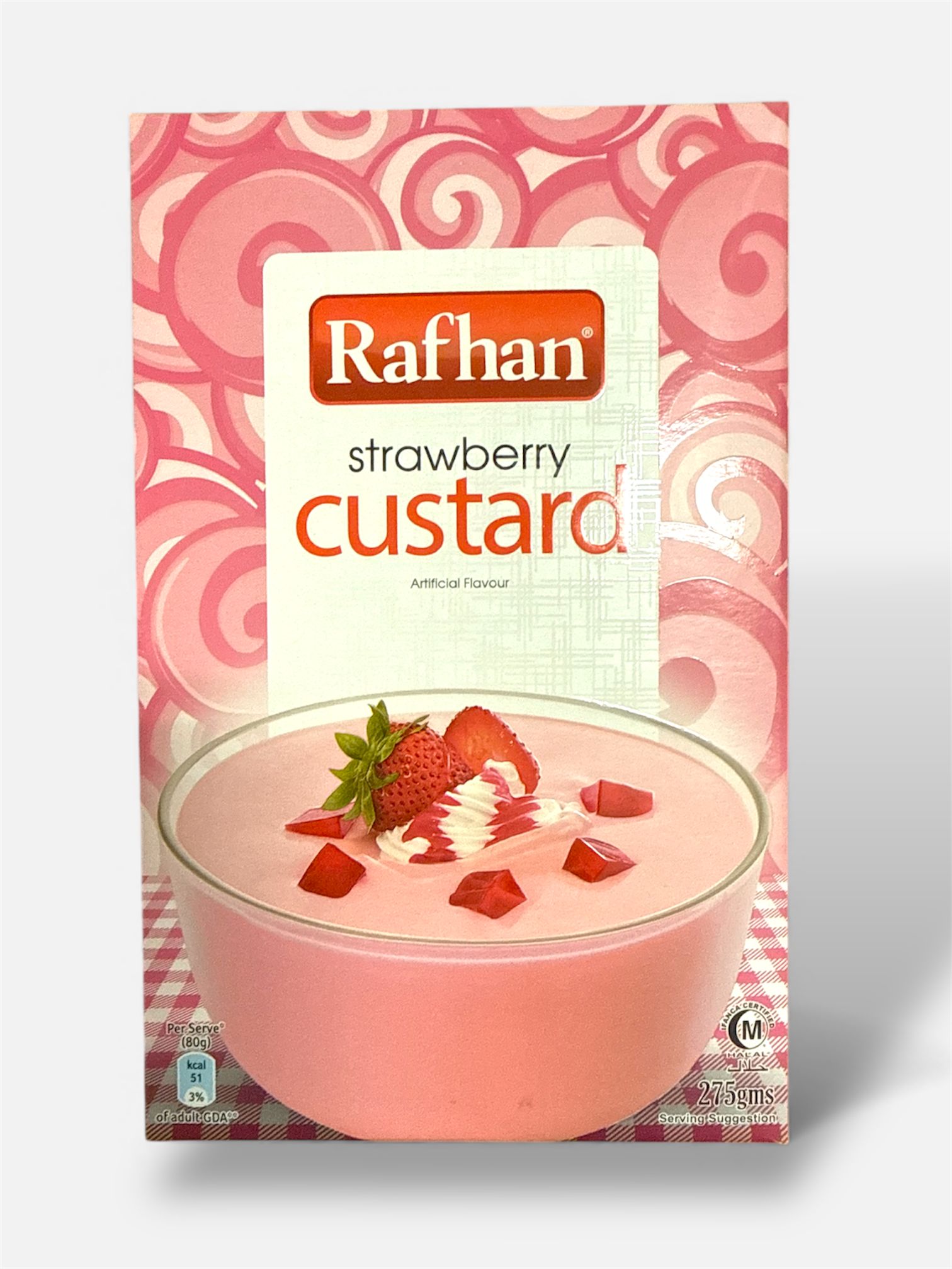 Rafhan® Strawberry Custard Powder (275g)