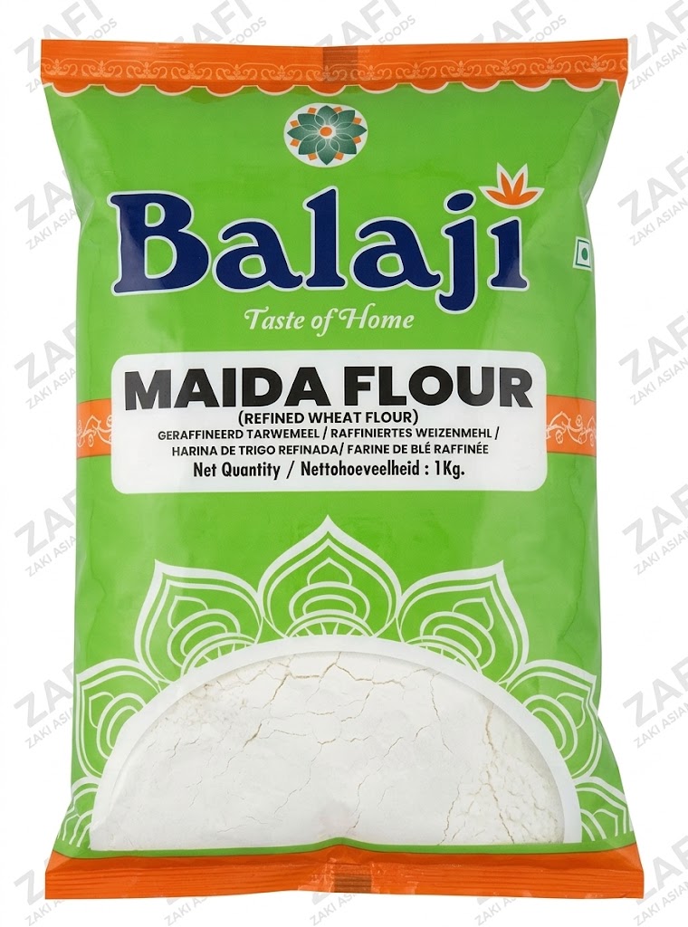 Balaji Maida Flour (1 kg) – Fine Refined Wheat Flour for Cooking & Baking